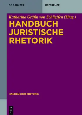 Schlieffen |  Handbuch Juristische Rhetorik | eBook | Sack Fachmedien