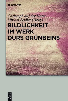 Seidler / auf der Horst |  Bildlichkeit im Werk Durs Grünbeins | Buch |  Sack Fachmedien