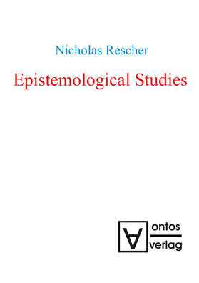 Rescher |  Epistemological Studies | Buch |  Sack Fachmedien