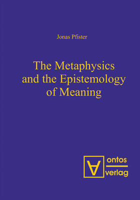Pfister |  The Metaphysics and the Epistemology of Meaning | Buch |  Sack Fachmedien