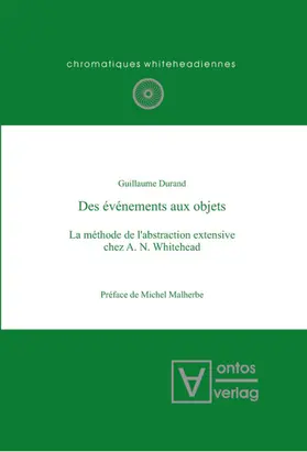 Durand |  Des événements aux objets | eBook | Sack Fachmedien