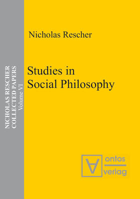 Rescher |  Studies in Social Philosophy | Buch |  Sack Fachmedien