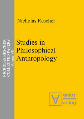 Rescher |  Studies in Philosophical Anthropology | eBook | Sack Fachmedien