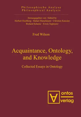 Wilson |  Acquaintance, Ontology, and Knowledge | Buch |  Sack Fachmedien