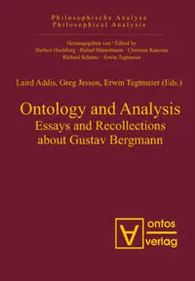 Addis / Tegtmeier / Jesson |  Ontology and Analysis | Buch |  Sack Fachmedien