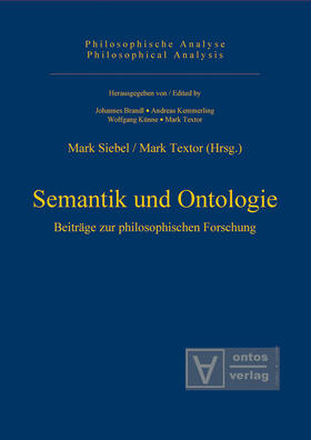 Textor / Siebel |  Semantik und Ontologie | Buch |  Sack Fachmedien