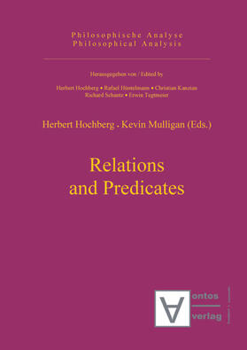 Hochberg / Mulligan | Relations and Predicates | E-Book | sack.de
