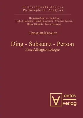 Kanzian |  Ding ¿ Substanz ¿ Person | Buch |  Sack Fachmedien