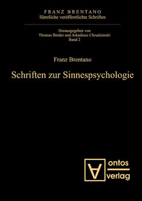 Chrudzimski / Binder |  Schriften zur Sinnespsychologie | Buch |  Sack Fachmedien