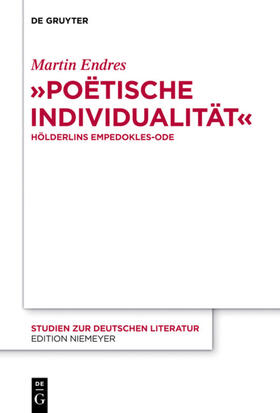 Endres |  "Poëtische Individualität" | eBook | Sack Fachmedien