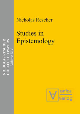 Rescher |  Studies in Epistemology | eBook | Sack Fachmedien