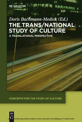 Bachmann-Medick |  The Trans/National Study of Culture | eBook | Sack Fachmedien