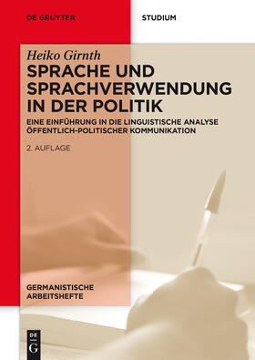 Girnth |  Sprache und Sprachverwendung in der Politik | Buch |  Sack Fachmedien
