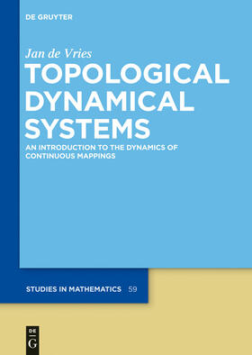 Vries |  Topological Dynamical Systems | Buch |  Sack Fachmedien
