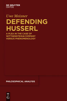 Meixner |  Defending Husserl | Buch |  Sack Fachmedien