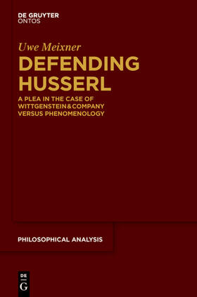 Meixner |  Defending Husserl | eBook | Sack Fachmedien