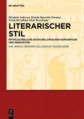 Andersen / Reuvekamp / Bauschke-Hartung |  Literarischer Stil | Buch |  Sack Fachmedien