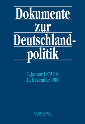 Hollmann / Jansen / Löbnitz | 1. Januar 1979 bis 31. Dezember 1980 | Buch | 978-3-11-034641-1 | sack.de