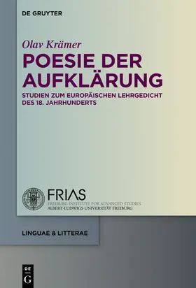 Krämer |  Poesie der Aufklärung | Buch |  Sack Fachmedien