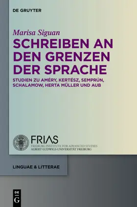 Siguan |  Schreiben an den Grenzen der Sprache | eBook | Sack Fachmedien