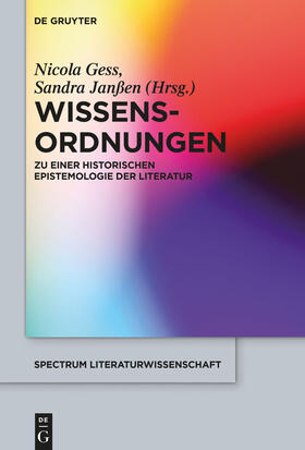 Janßen / Gess |  Wissens-Ordnungen | Buch |  Sack Fachmedien