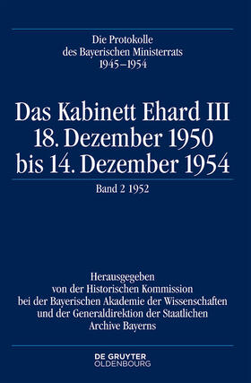 Braun |  Das Kabinett Ehard III | Buch |  Sack Fachmedien