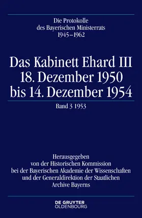 Braun |  Das Kabinett Ehard III | Buch |  Sack Fachmedien