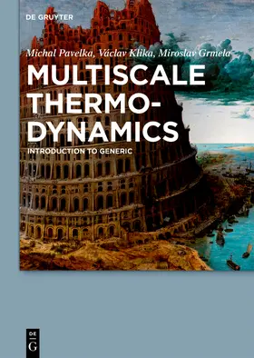 Pavelka / Grmela / Klika |  Multiscale Thermo-Dynamics | Buch |  Sack Fachmedien