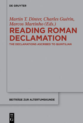 Dinter / Martinho / Guérin |  Reading Roman Declamation | Buch |  Sack Fachmedien
