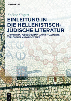 Siegert |  Einleitung in die hellenistisch-jüdische Literatur | eBook | Sack Fachmedien