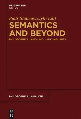 Stalmaszczyk |  Semantics and Beyond | Buch |  Sack Fachmedien