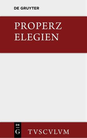 Properz / Willige |  Elegien | eBook | Sack Fachmedien