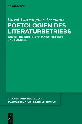 Assmann |  Poetologien des Literaturbetriebs | Buch |  Sack Fachmedien