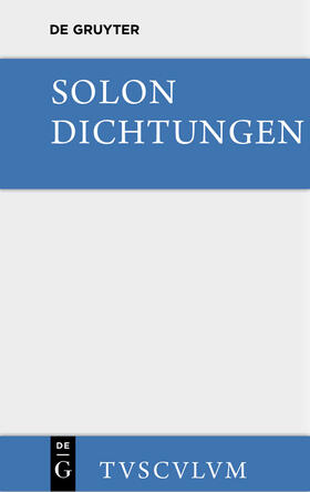 Solon / Preime |  Dichtungen | Buch |  Sack Fachmedien