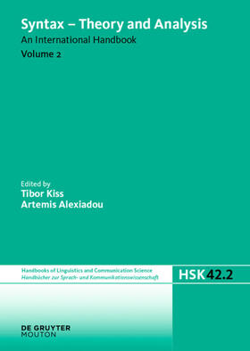 Kiss / Alexiadou |  Syntax - Theory and Analysis. Volume 2 | eBook | Sack Fachmedien