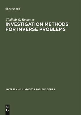 Romanov |  Investigation Methods for Inverse Problems | Buch |  Sack Fachmedien