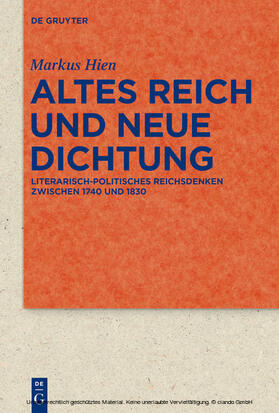 Hien |  Altes Reich und Neue Dichtung | eBook | Sack Fachmedien