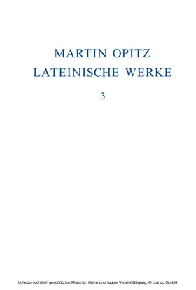 Opitz / Marschall / Seidel |  1631-1639 | eBook | Sack Fachmedien