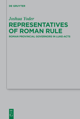 Yoder |  Representatives of Roman Rule | Buch |  Sack Fachmedien