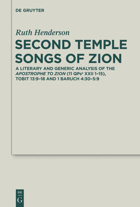 Henderson | Second Temple Songs of Zion | E-Book | sack.de