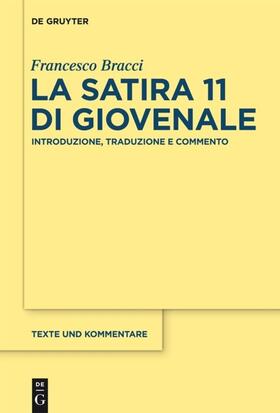 Bracci |  La satira 11 di Giovenale | eBook | Sack Fachmedien