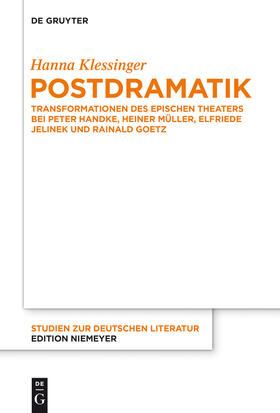 Klessinger |  Postdramatik | Buch |  Sack Fachmedien