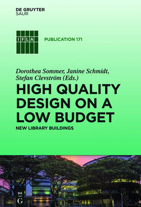 Sommer / Clevström / Schmidt |  High quality design on a low budget | Buch |  Sack Fachmedien