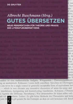 Buschmann |  Gutes Übersetzen | eBook | Sack Fachmedien