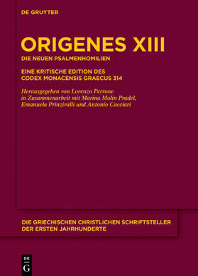 Origenes / Perrone |  Die neuen Psalmenhomilien | eBook | Sack Fachmedien