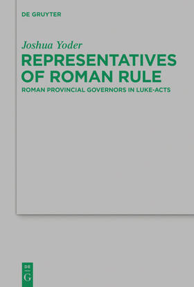 Yoder |  Representatives of Roman Rule | eBook | Sack Fachmedien