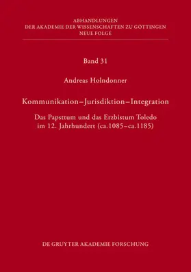 Holndonner |  Kommunikation - Jurisdiktion - Integration | eBook | Sack Fachmedien