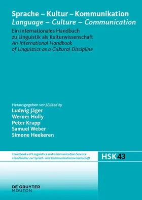 Jäger / Holly / Krapp |  Sprache - Kultur - Kommunikation / Language - Culture - Communication | eBook | Sack Fachmedien