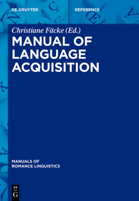 Fäcke |  Manual of Language Acquisition | eBook | Sack Fachmedien