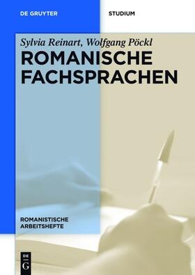 Pöckl / Reinart |  Romanische Fachsprachen | Buch |  Sack Fachmedien